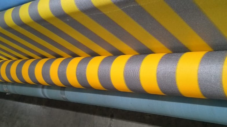 Silver Yellow Net